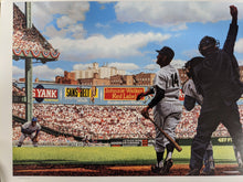 Load image into Gallery viewer, Sandy Koufax Bill Purdom 1963 World Series Lithograph 16x36