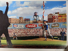 Load image into Gallery viewer, Sandy Koufax Bill Purdom 1963 World Series Lithograph 16x36
