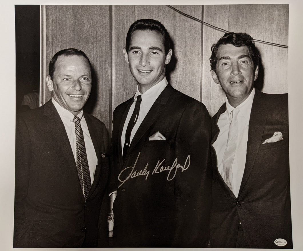 Sandy Koufax Autograph Signed 16x20 Photo Frank Sinatra Dean Martin