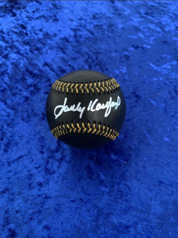 Sandy Koufax Autographed Signed Official Rawlings Black Baseball (signed with silver paint pen) OA Authentication